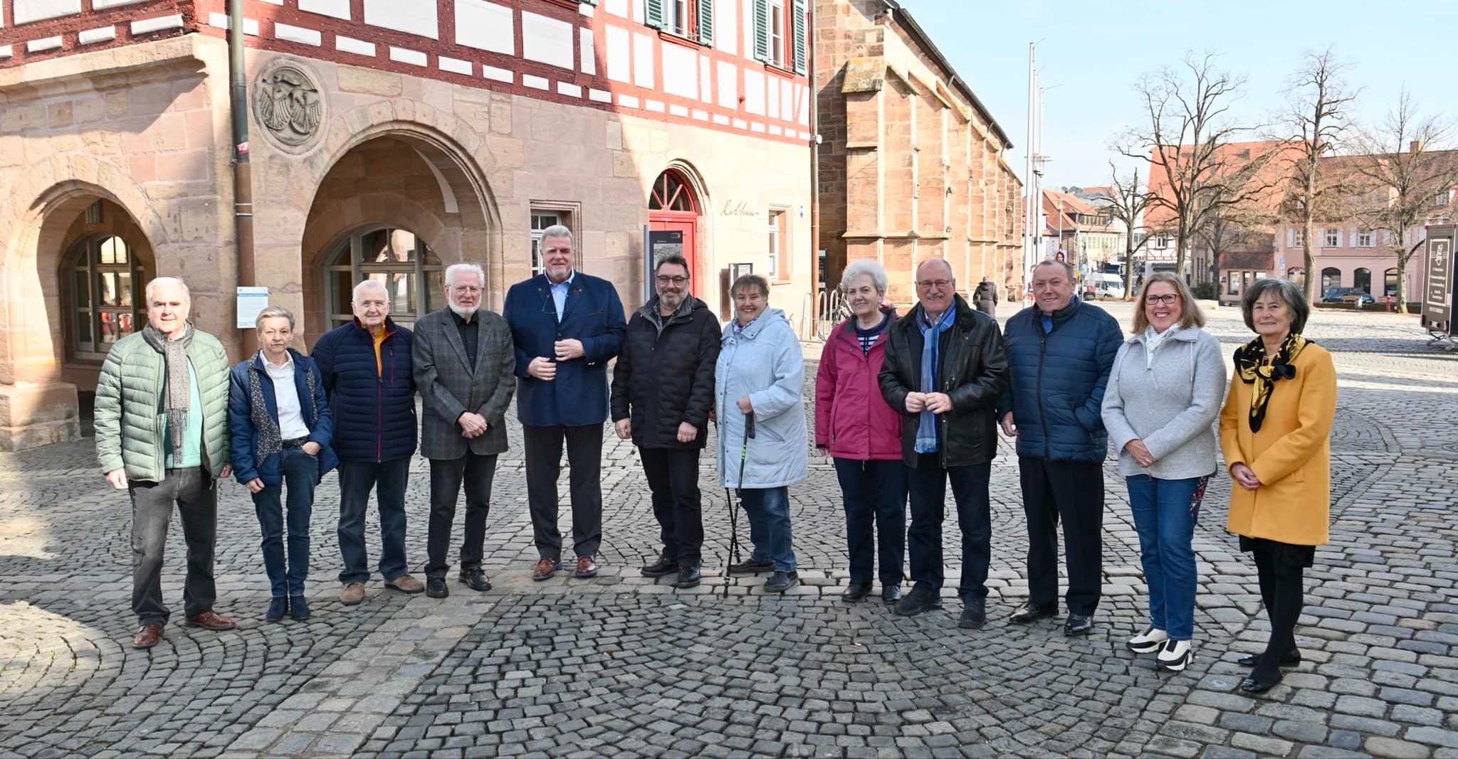 Bisherige und neue Vorstandsmitglieder der Senioren-Union Schwabach